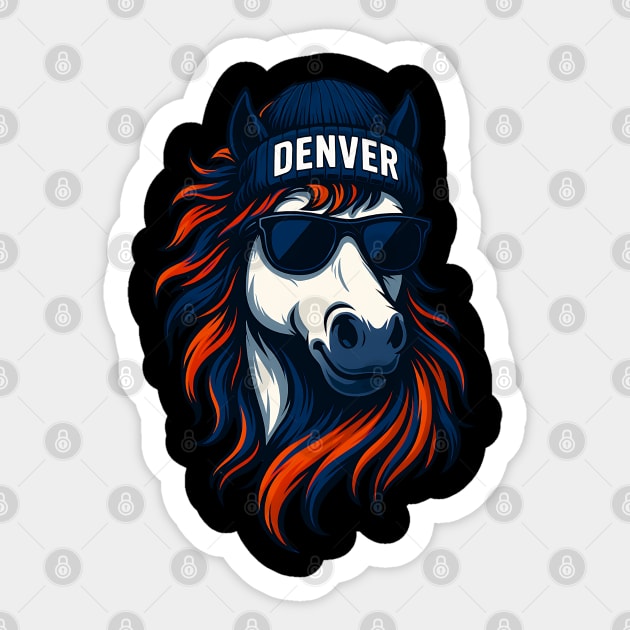 Denver Spirit Animal Sticker by UrbanLifeApparel
